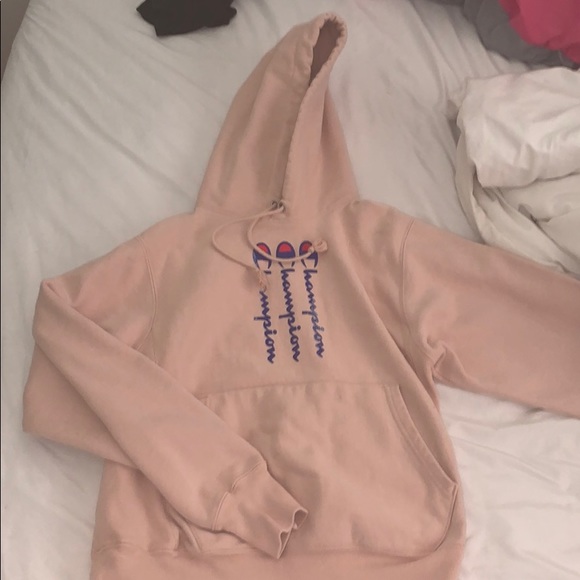 Champion Sweaters - pink champion hoodie from urban outfitters
